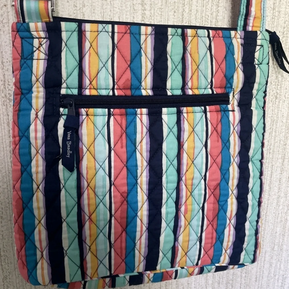 NWT Vera Bradley Hipster Cabana Stripe Purse